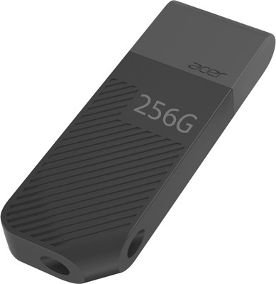 Acer UP200 256 GB Pen Drive Compatible with Desktop Computer, Laptop, Television USB 2.0 Plastic Case(Black)