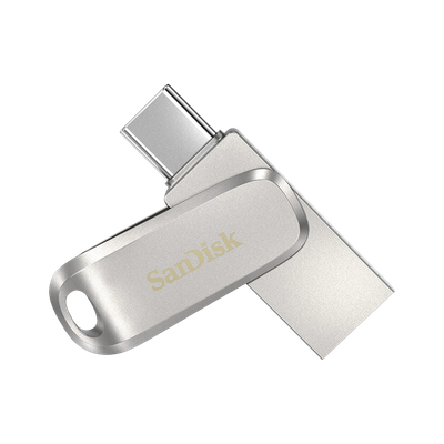 SanDisk SDDDC4-512G-I46PD 512 GB OTG Drive Compatible with Mobile, Desktop Computer, Laptop, Tablet USB 3.2 Metal Case(Silver, Type A to Type C)