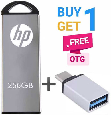 HP V220-256W 256 GB Pen Drive(Multicolor)