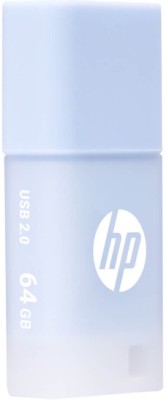 HP v168w USB 2.0 64 GB Pen Drive(Blue)