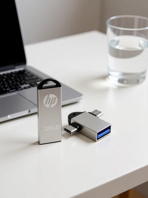 HP 128GB Pen drive V220W USB 3.0 FAST SPEED PEN DRIVE 128 GB 128 GB Pen Drive(Silver)