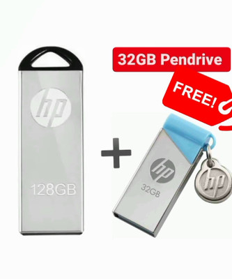 HP v220w 128 GB Pen Drive(Grey)