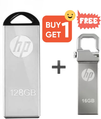 HP v250w 128 GB Pen Drive(Silver, Grey)
