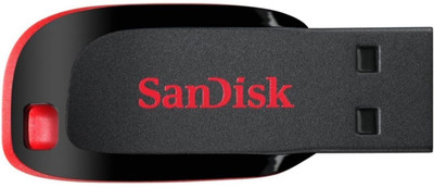 SanDisk Compute Pendrive 8 GB Pen Drive Compatible with Laptop, Desktop Computer USB 2.0 Plastic Case(Red)