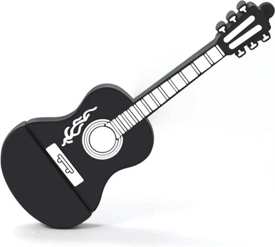 CleverlyGifted Guitar 8 GB Pen Drive Compatible with Desktop Computer, Audio Player, Television USB 2.0 Rubber Case(Multicolor)