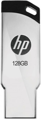 HP v236W 128 GB Pen Drive Compatible with Audio Player, Desktop Computer, Gaming Console, Laptop, Mobile, Netbook, Tablet, Television USB 2.0 Metal Case(Silver)