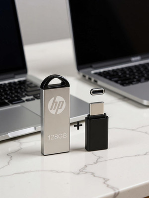 HP PENDRIVE 128GB FAST USB FLASH DRIVE USB 3.0 128 GB Pen Drive(Silver)