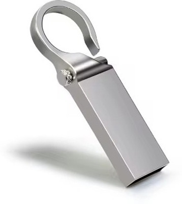 Harry Metal Big Hook Shaped USB Pen Drive Stylish & Durable Flash Drive for PC 128 GB Pen Drive Compatible with Mobile, Laptop, Audio Player, Desktop Computer USB 2.0 Metal Case(Silver)