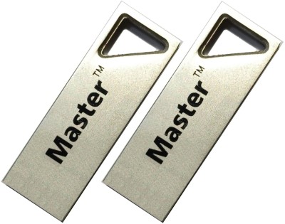 Master USB 2.0 32GB (2Pc) 32 GB Pen Drive(Silver)