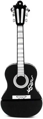 CleverlyGifted Guitar 32 GB Pen Drive Compatible with Desktop Computer, Audio Player, Television USB 2.0 Rubber Case(Multicolor)