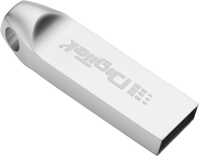 DIGITEK 8GB USB 2.0 U Disk Flash Drive, High Speed Read & Write Pen Drive 8 GB Pen Drive Compatible with Audio Player, Desktop Computer, Gaming Console, Laptop, Television, Tablet USB 2.0 Metal Case(Silver)