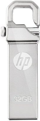 HP METAL V250W 32 GB Pen Drive Compatible with Audio Player, Desktop Computer, Television, Laptop, Audio Player USB 2.0 Metal Case(Silver)