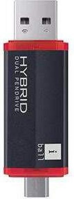 iball 16GB HYBRID DUAL 3.0 16 GB Pen Drive(Grey)