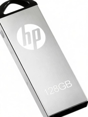 HP 2IN1 OTG FREE V220Y 128 GB Pen Drive(Silver)