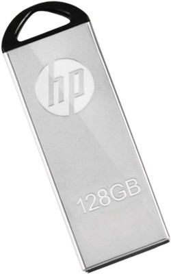 HP 128 GB Pendrive High Speed 2.0/3.0 Go USB 128 GB OTG Drive 128 GB Pen Drive Compatible with Tablet, Desktop Computer, Laptop, Mobile USB 2.0, USB 3.0 Metal Case(Silver)
