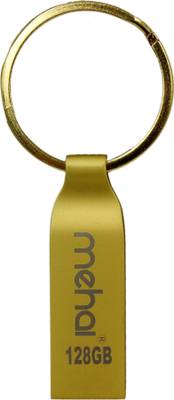 Mehai Metal Body 128GB USB 2.0 Pendrive Read Speed 70 MB/s 128 GB Pen Drive