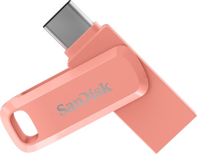SanDisk SDDDC3-064G-I35PC 64 GB OTG Drive(Peach, Type A to Type C)