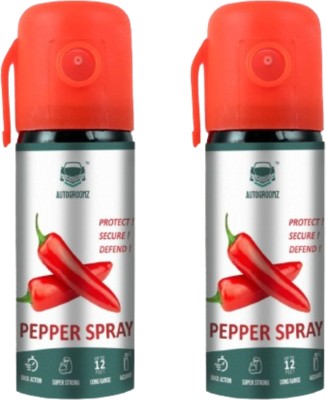 AUTOGROOMZ Self Defence Pepper Spray for Woman Safety - 55 ML (Pack Of 1) Pepper Gun