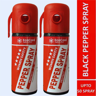 EcoCare pepper Spray for Women Self Defence |Pack of 2| Pepper Foam Spray