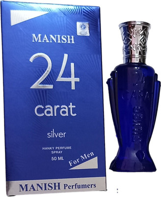 manish Perfume Bottle Blue