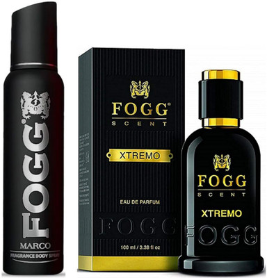FOGG Marco Body Spray 120 ML & Xtremo Scent 75 ML Perfume  -  195 ml(For Men & Women)