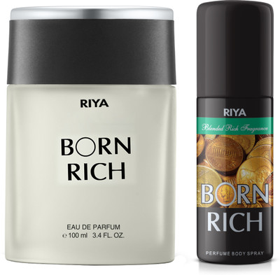 RIYA Born Rich Perfume 100 ML & Born Rich Deo 40 ML For Men Eau de Parfum  -  140 ml(For Men)