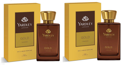 Yardley London Gold- Daily Wear Perfume 50ml Each,pack of 2. Eau de Parfum  -  100 ml(For Men & Women)