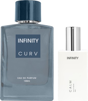 INFINITY Curv 100ml & Calm 25ml Long Lasting Perfume Eau de Parfum  -  125 ml(For Men & Women)