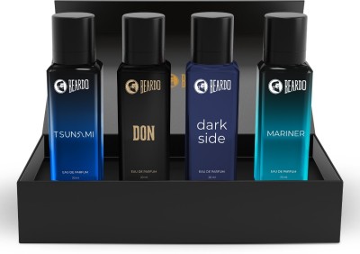 BEARDO Best Day Perfume Gift Set | Long Lasting | 4 x 20 ml Eau de Parfum  -  80 ml(For Men)