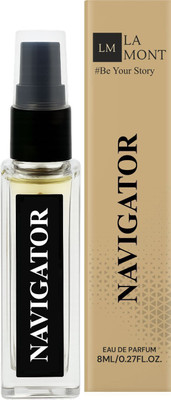 LA MONT PERFUMES La Mont Navigator– Long Lasting Premium Perfume Spray For Unisex Eau de Parfum  -  8 ml(For Men)