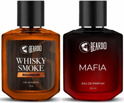 BEARDO Whiskey Smoke Bourbon Perfume & Mafia Parfume EDP Set For Men Perfume  -  100 ml(For Men)