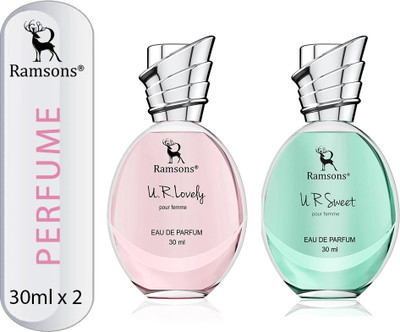 RAMSONS U R Sweet & Lovely Pack of 2 Eau de Parfum  -  60 ml(For Women)