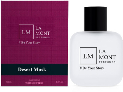 LA MONT PERFUMES Desert Musk Perfume With Strong Long Lasting Fragrances Eau de Parfum  -  100 ml(For Men)