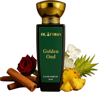 AL FANA Golden Oud Eau De Parfum – Unisex Luxury Long Lasting Perfume – 50ml Eau de Parfum  -  50 ml(For Men)