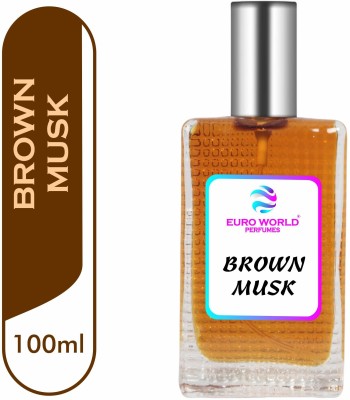 Euro World Brown Musk Alcohol Free Eau de Parfum  -  100 ml(For Men & Women)