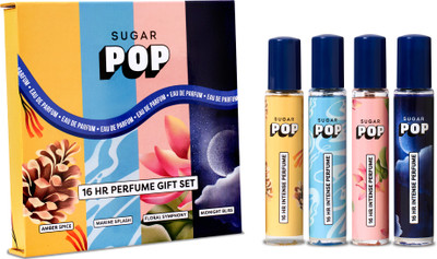 SUGAR POP 16 HR Perfume Gift Set - Perfume - 15 ml x 4 Eau de Parfum  -  60 ml(For Men & Women)