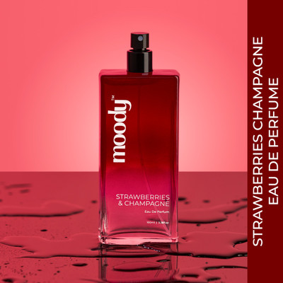 MOODY Strawberries Champagne Eau de Parfum  -  100 ml(For Women)