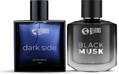 BEARDO Dark Side and Black Musk EDP ml Perfume Set of 2 Pcs Eau de Parfum  -  200 ml(For Men)