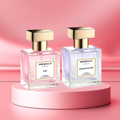 RONZILLE Women Enchanted Bloom,Ruby Eau De Perfume Combo -Set of 2 Eau de Parfum - 60 ml(For Women)