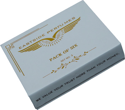 Eastside Set 3 Pack of Six(Inspired Version Perfumes) Extrait De Parfum  -  48 ml(For Men & Women)