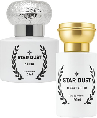Star Dust CRUSH & NIGHT CLUB (30+50 ML) Eau de Parfum  -  80 ml(For Men & Women)