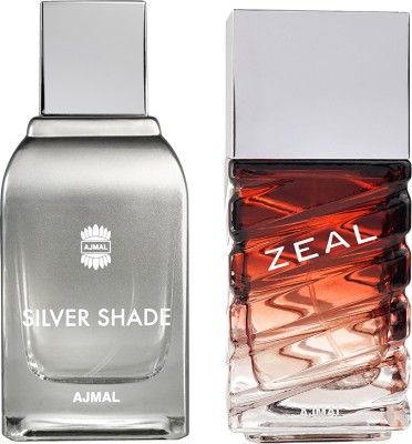 Ajmal Silver Shade EDP Citrus Perfume 100ml for Men and Zeal EDP Perfume 100ml for Men Eau de Parfum  -  200 ml(For Men)