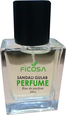 Ficosa Sandali Gulab Perfume Spray | Long Lasting Fragrance Eau de Parfum  -  50 ml(For Men & Women)