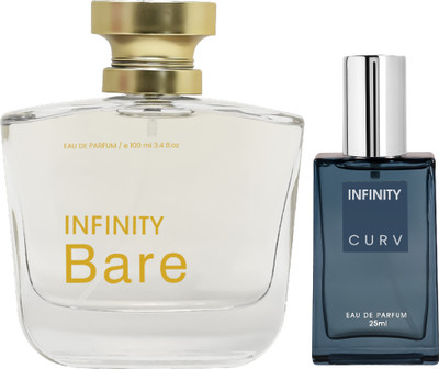 INFINITY Bare 100ml & Curv 25ml Long Lasting Perfume Eau de Parfum  -  125 ml(For Men & Women)
