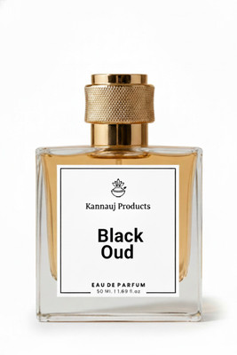 KannaujProducts Black OUD Eau de Parfum - 50ml | Unisex Eau de Parfum  -  50 ml(For Men & Women)