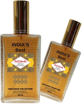 INDRA SUGANDH BHANDAR Ashtagandha with Combination of Kasturi Amber Kesar Chandan Gulab Oudh Hina Mix Eau de Parfum  -  100 ml(For Men & Women)