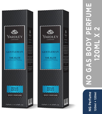 Yardley London Elite Collection Bold Spicy (120ml*2) Perfume  -  240 ml(For Men)