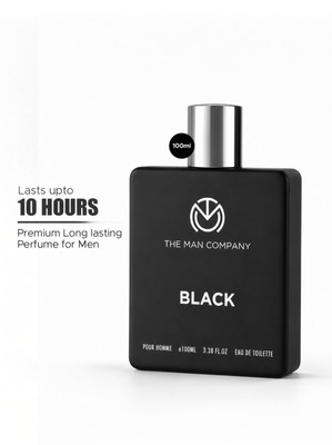 THE MAN COMPANY Black EDT Premium Long Lasting Perfume for men Eau de Toilette - 100 ml(For Men)