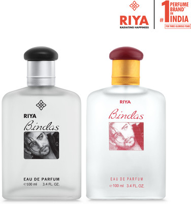 RIYA Bindas (Red & Black) Perfume, Sensational Blend Of Aromatic & Mint Eau de Parfum  -  200 ml(For Men)