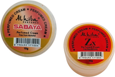 Al Hiba Perfumed Cream SABAYA & Zx combo | 10gm | Pack of 2 Perfume  -  20 ml(For Men & Women)
